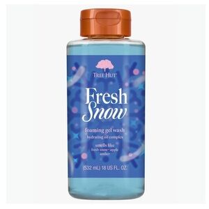 Tree Hut Fresh Snow Foaming Gel Body Wash NWT
